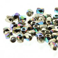 True2™ Feuerpolierte Glasschliffperlen 2mm - Crystal nickel plated ab